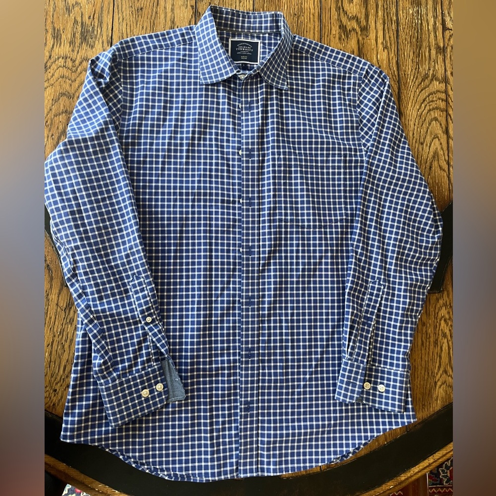 3 Men’s High-End Dress Shirts - Sz L